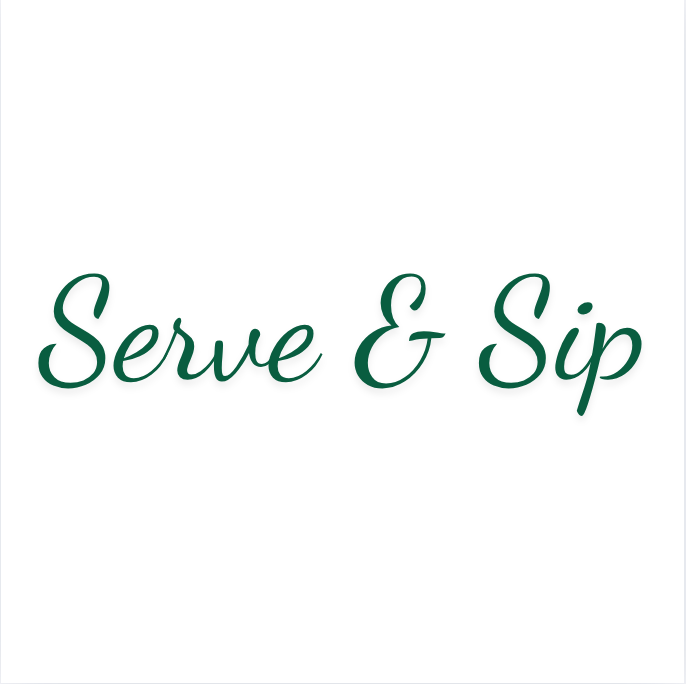 SERVE & SIP – T-shirt unisexe oversize
