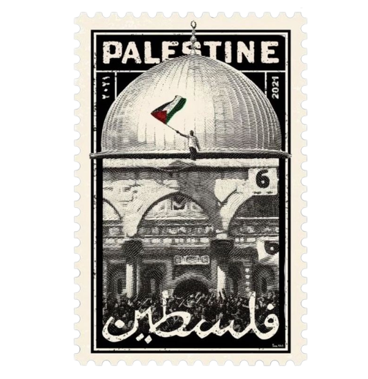 PALESTINE STAMP – T-shirt unisexe oversize